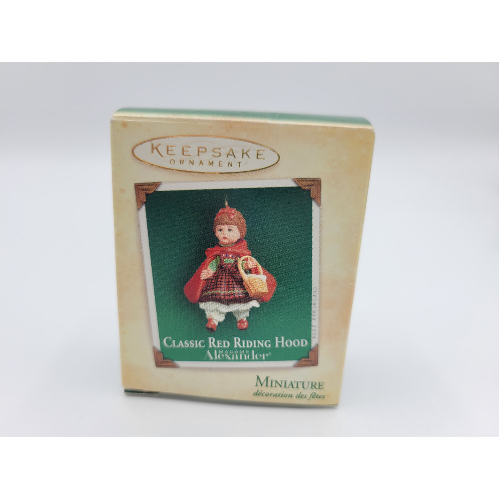 Hallmark Keepsake Madame Alexander Classic Miniature Red Riding Hood 2004